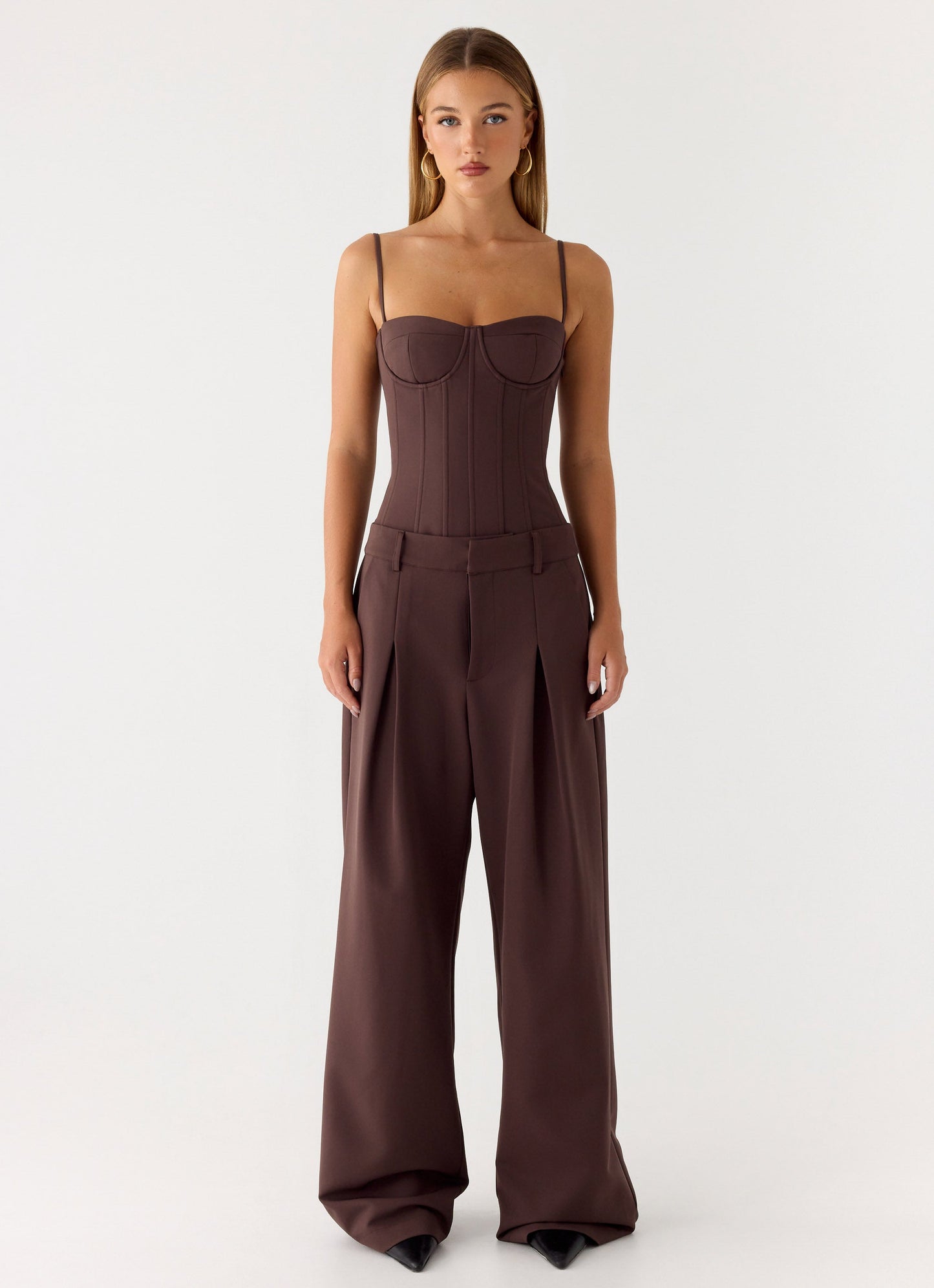 Ania Corset Top - Chocolate