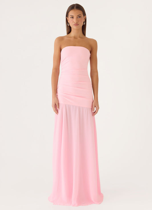 Antora Maxi Dress - Pink