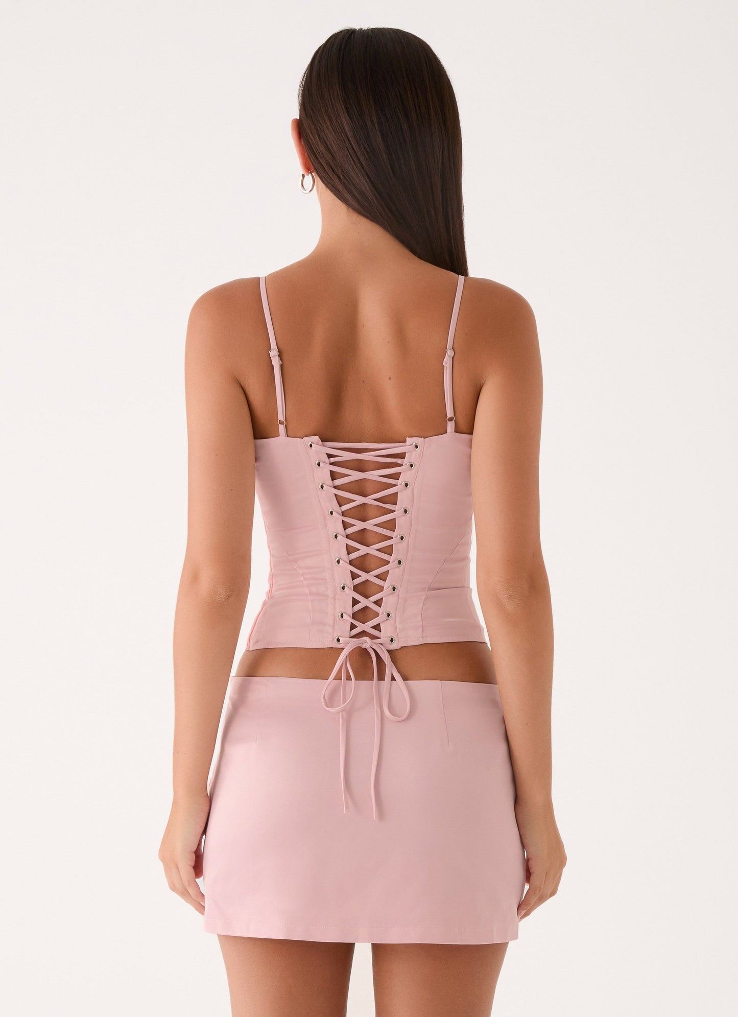 Ayella Low Rise Mini Skirt - Pink