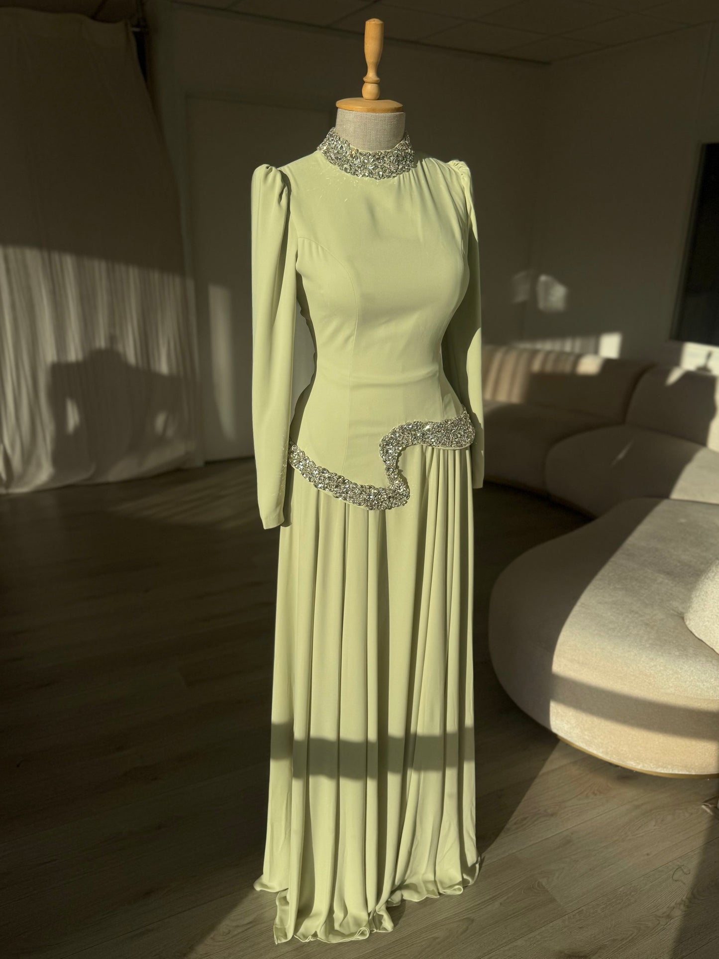 The Daisy dress lime