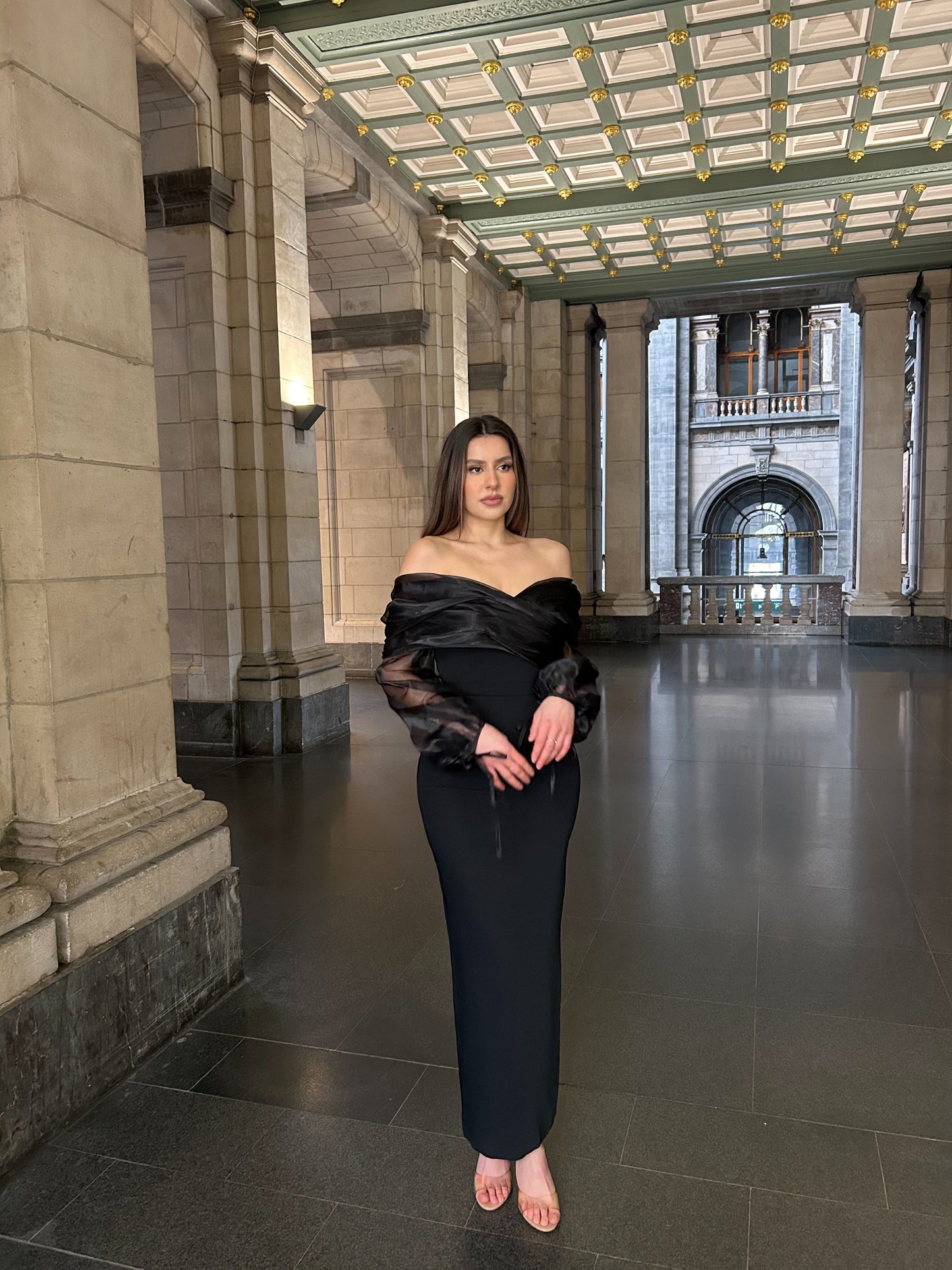 The Lena dress black
