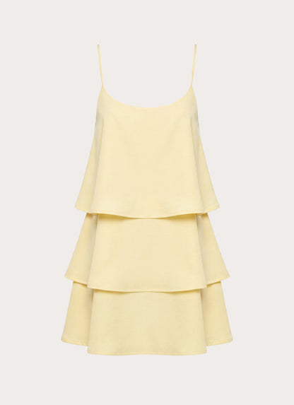 Becka Mini Dress - Yellow