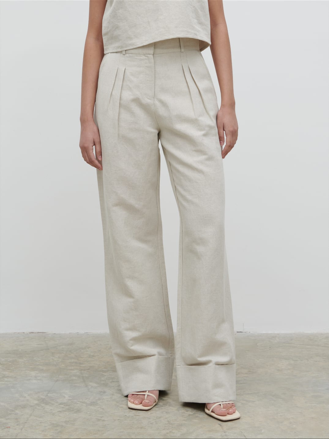 Bryony Linen Trousers - Natural