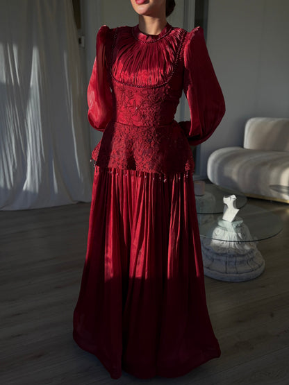 The Diora dress wine