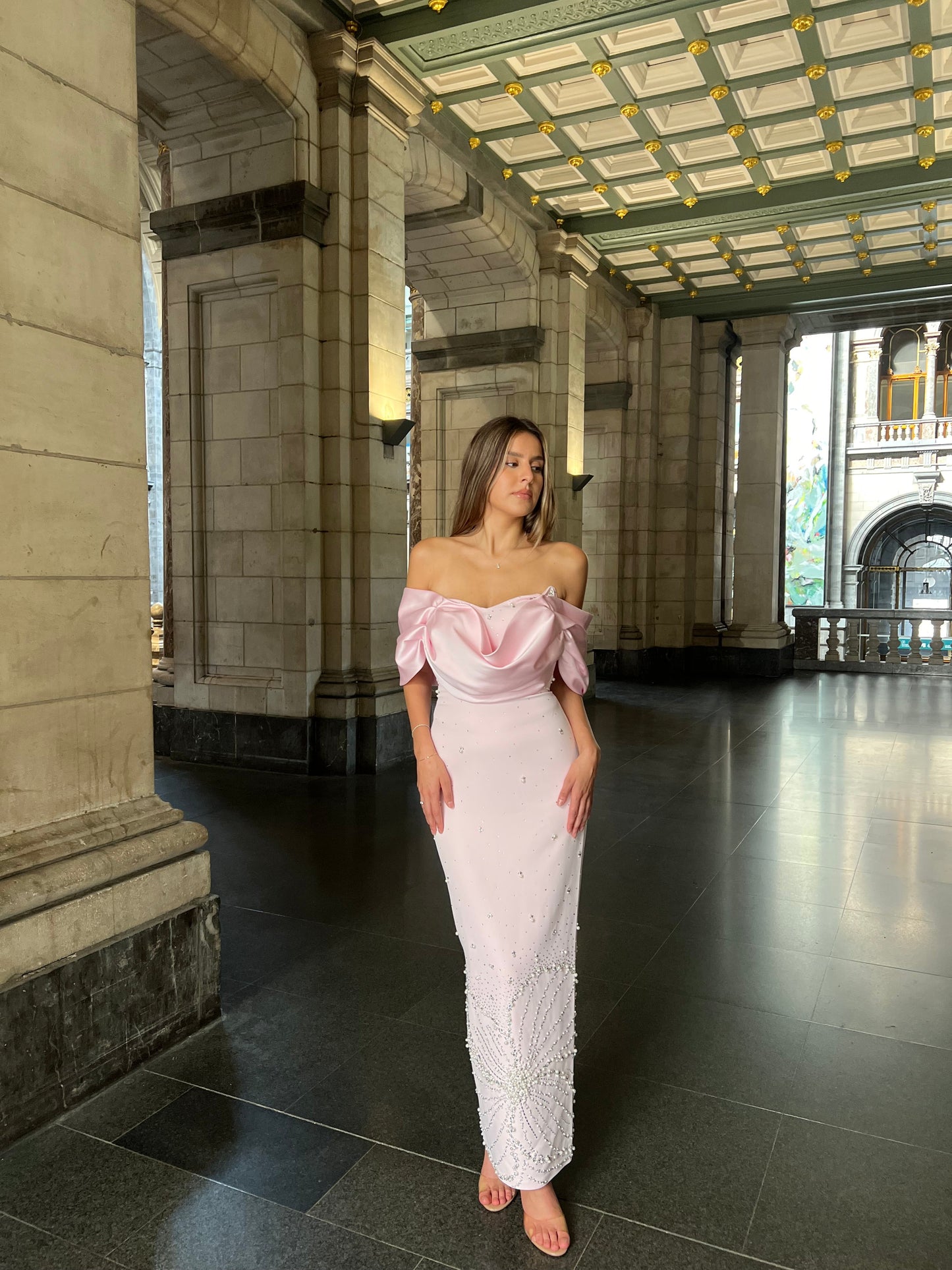 The Bloom dress pink