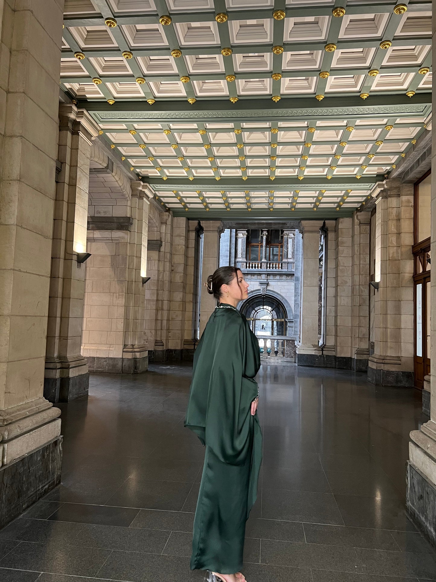 The Doa dress green