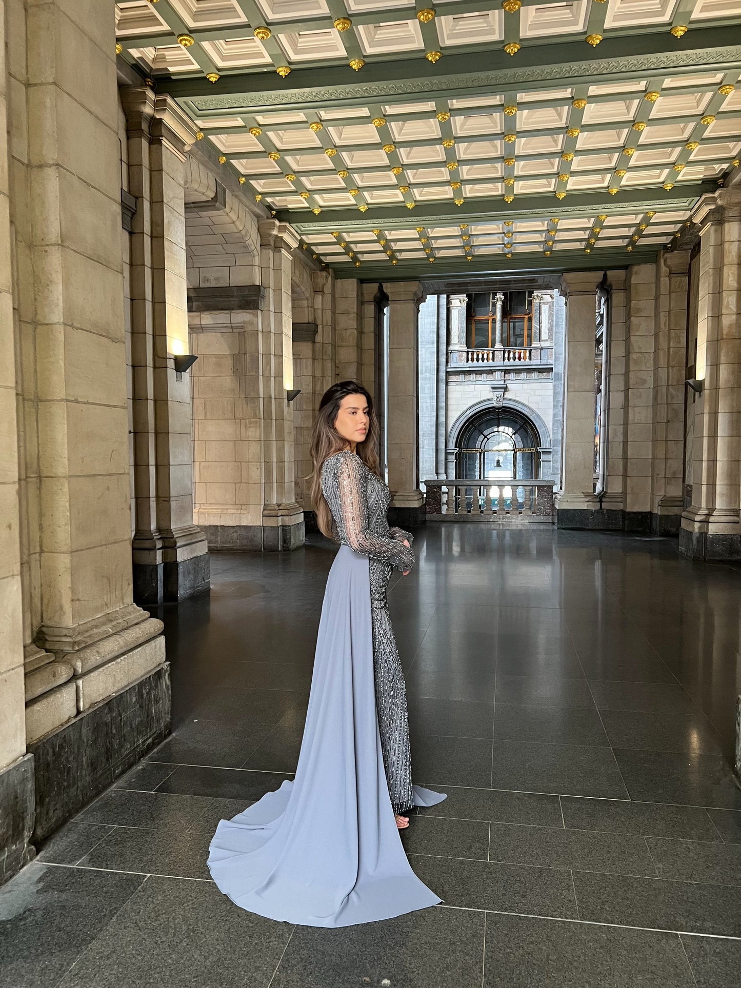 The Armila dress grey