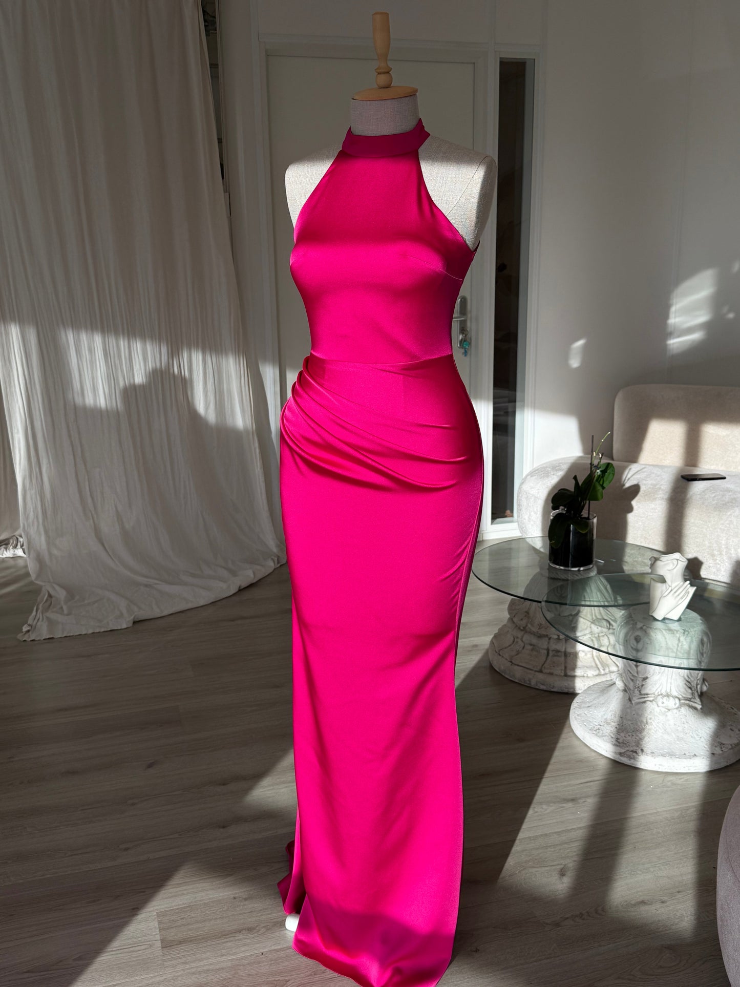 The Sophie dress fusia