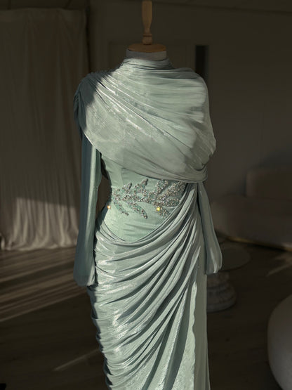 The Velora dress mint