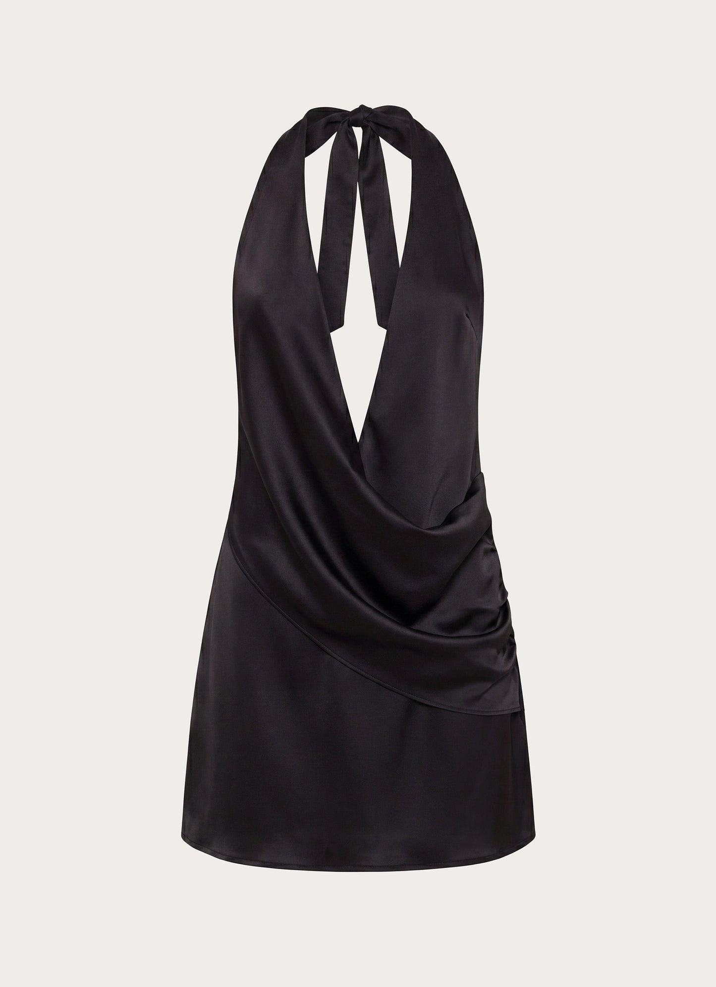 Calm Nights Mini Dress - Black