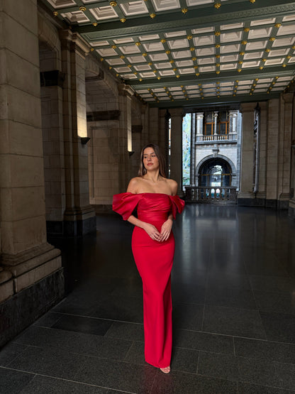 The Coco dress red