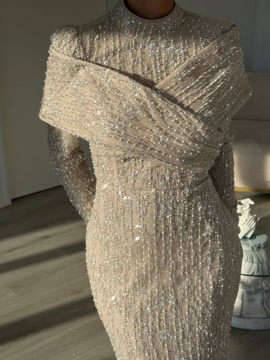 The Venor dress beige