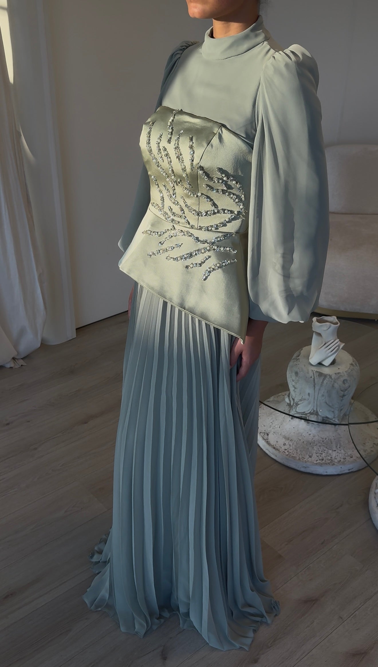 The Arola dress green
