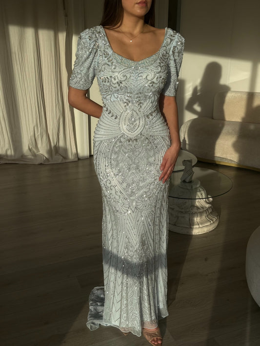 The Luna dress baby blue