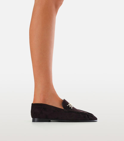 DEVORAH - DARK CHOCOLATE SUEDE