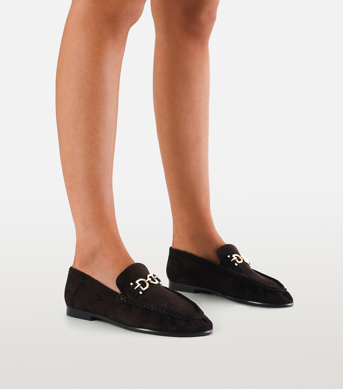 DEVORAH - DARK CHOCOLATE SUEDE