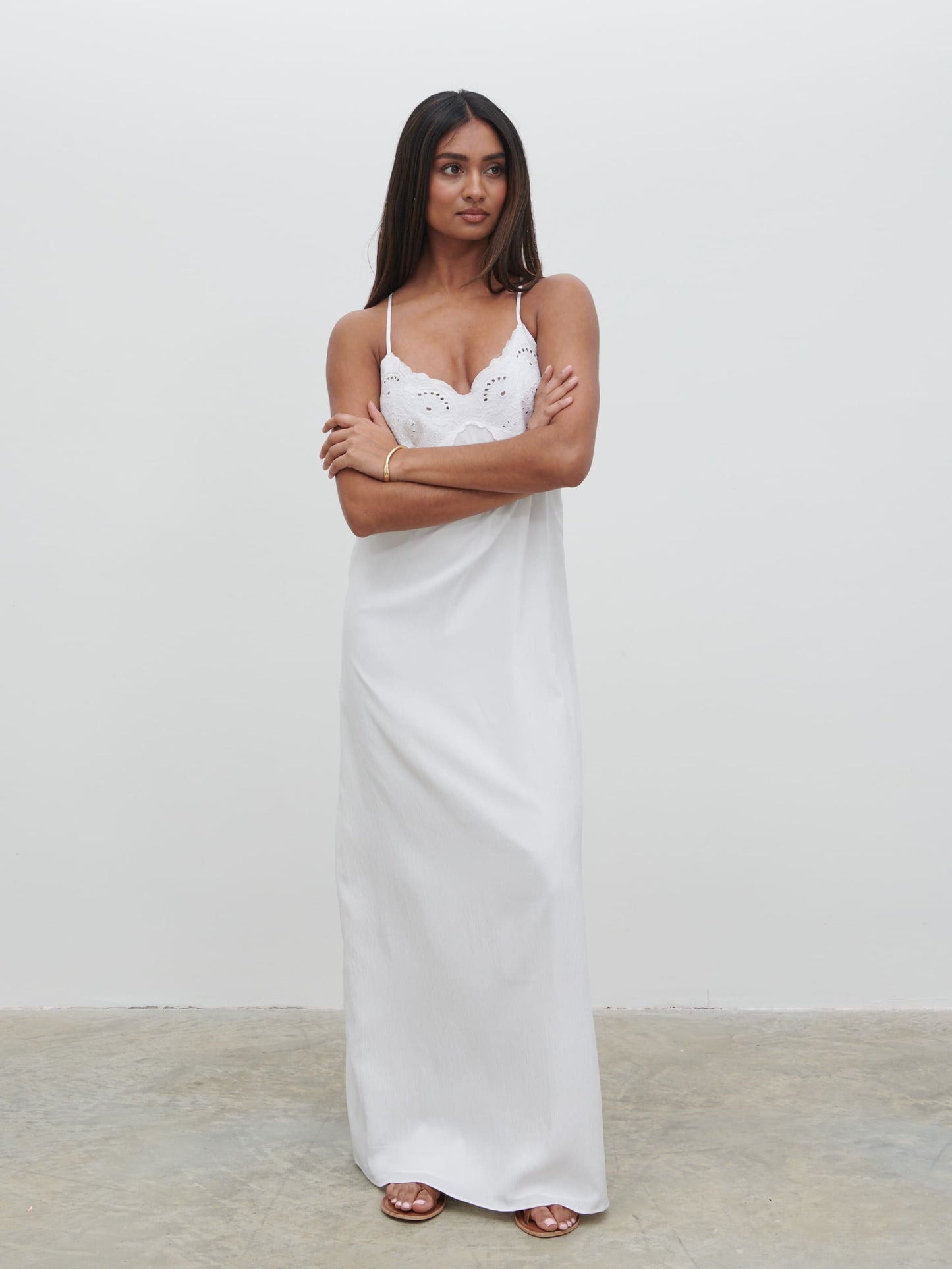 Davina Maxi Dress - Cream