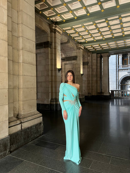 The Melissa dress mint blue