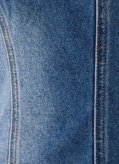 Eliah Denim Halter Top - Blue