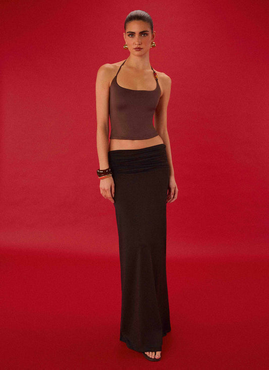 Elisabetta Maxi Skirt - Black
