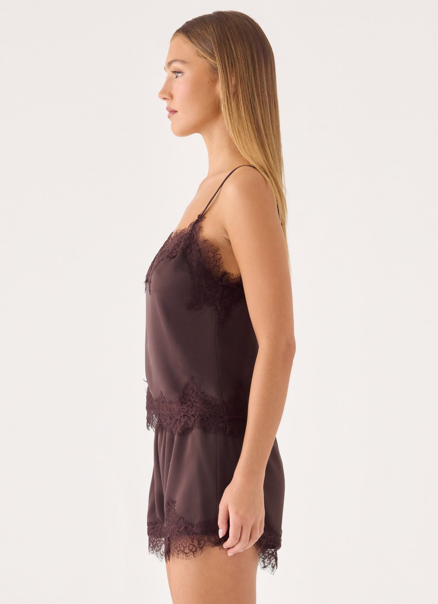 Ellora Cami Top - Chocolate