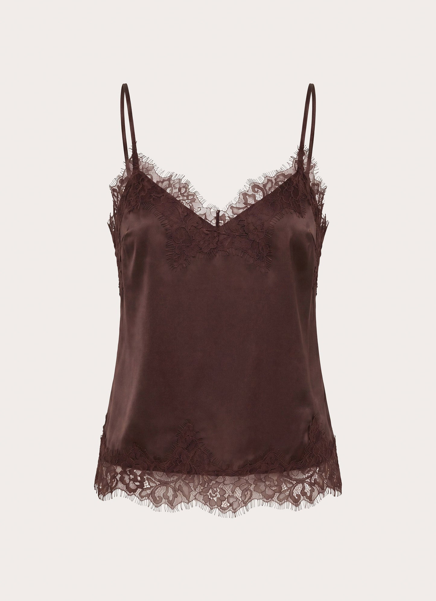 Ellora Cami Top - Chocolate