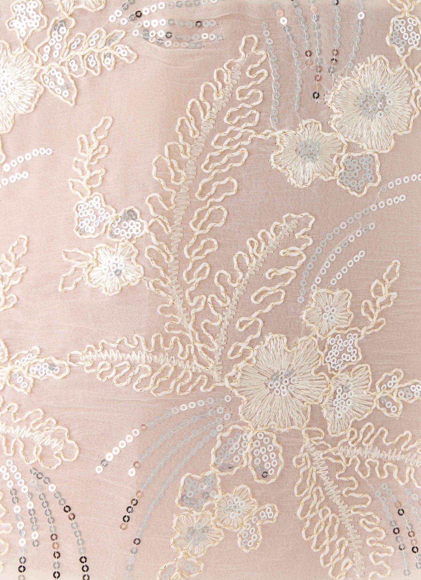 Elsas Sequin Top - Ivory