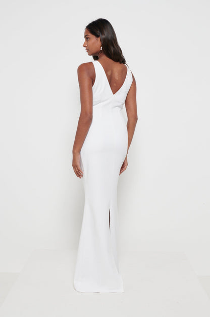 Esmee Crepe Maxi Dress - Ivory