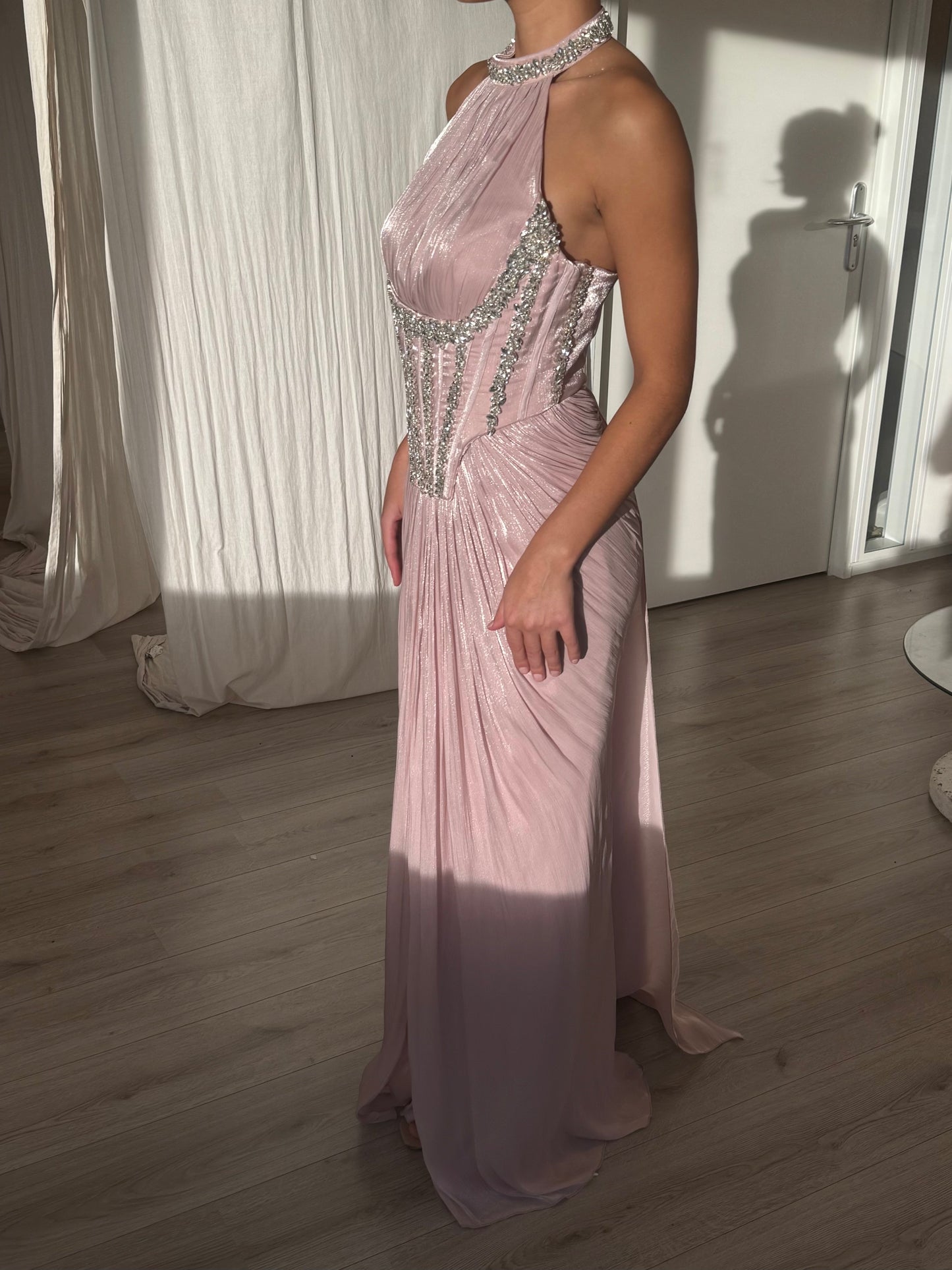 The Selena dress soft pink