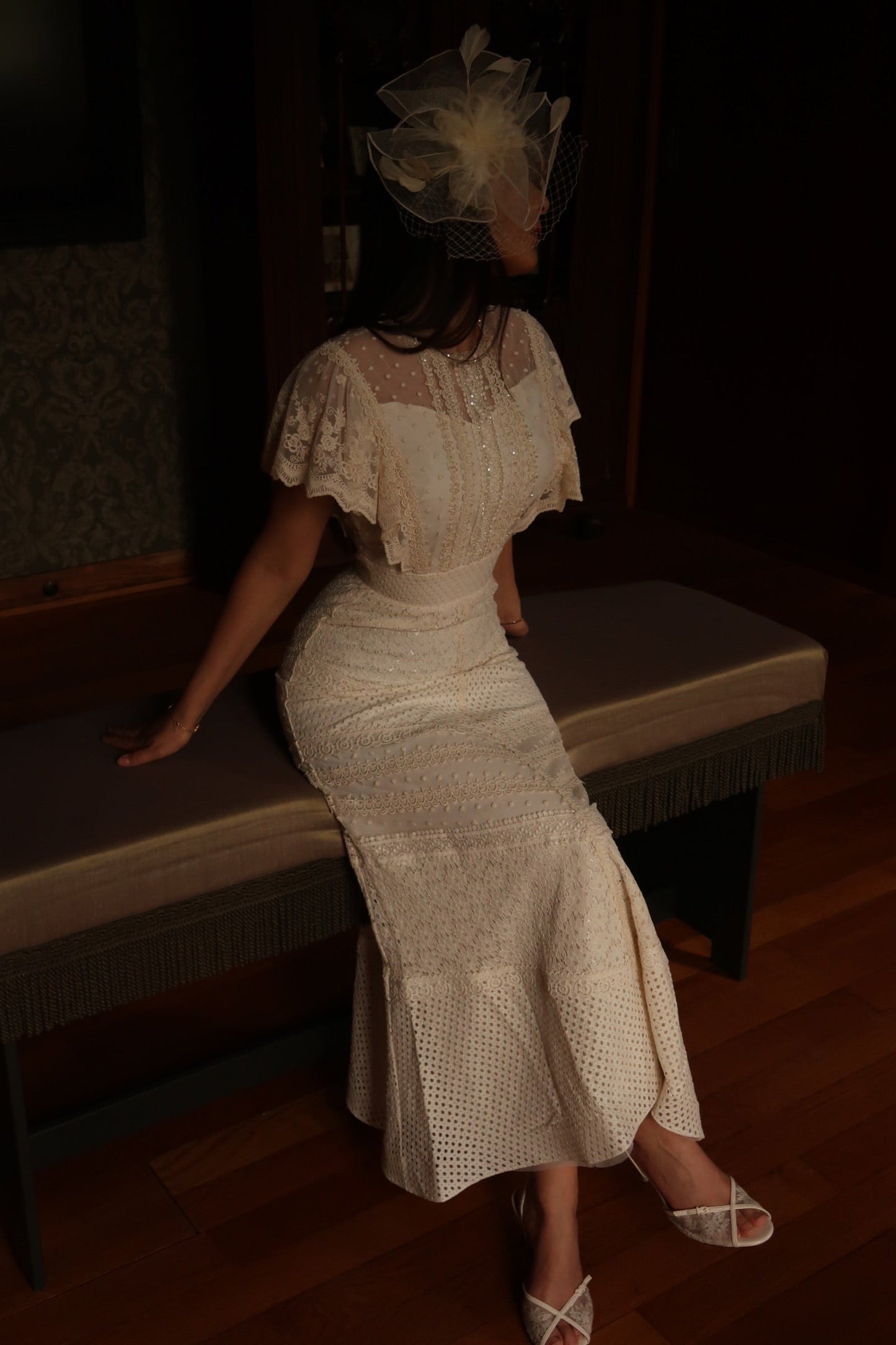 The Rosalina dress ivory