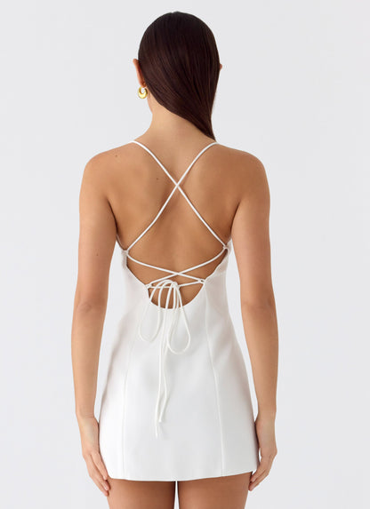 Famous Mini Dress - White
