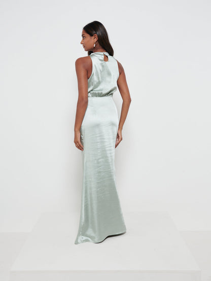 Farrah Maxi Bridesmaid Dress - Matte Sage
