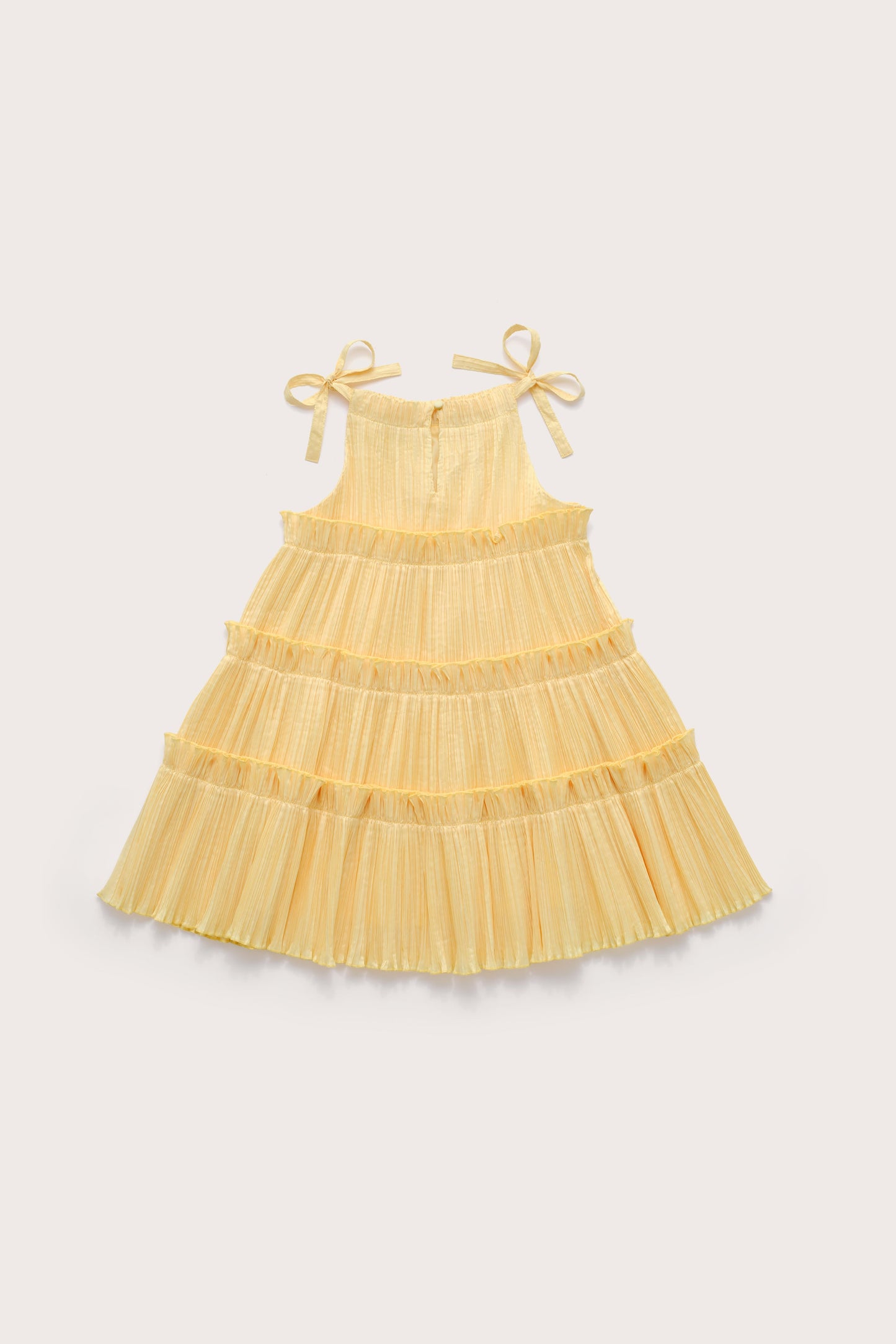 KIDS LEILAH DRESS - DAFFODIL