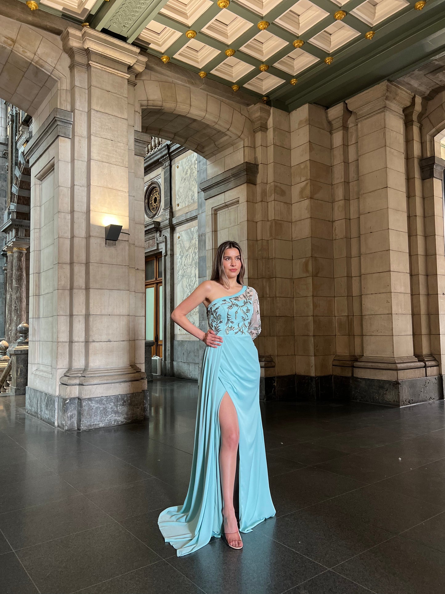The Liza dress mint
