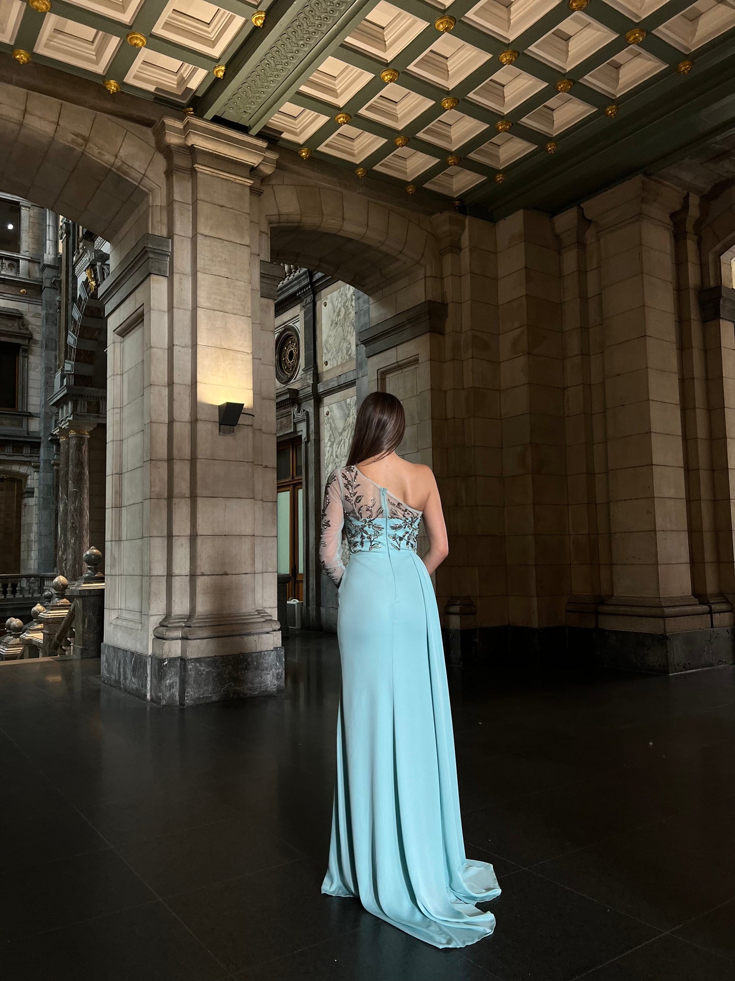 The Liza dress mint