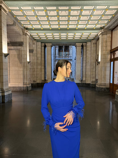 The Eliya dress Royal blue