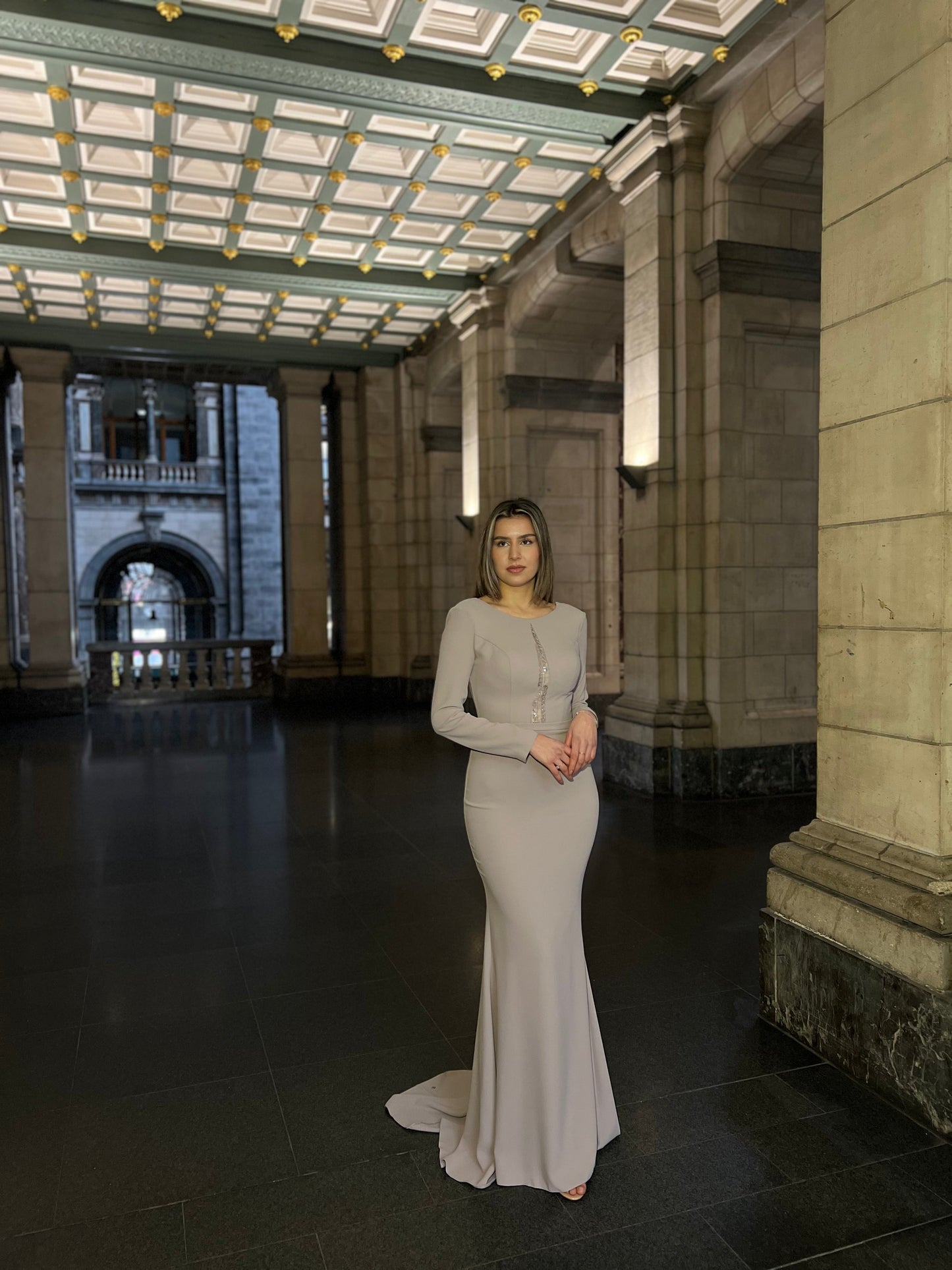The Azide dress taupe