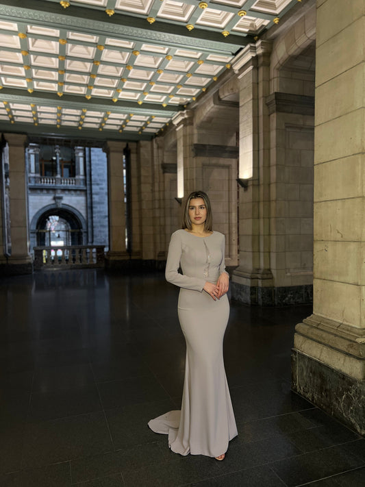 The Azide dress taupe