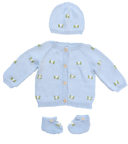 WINTER BLOOM COTTON BABY SET