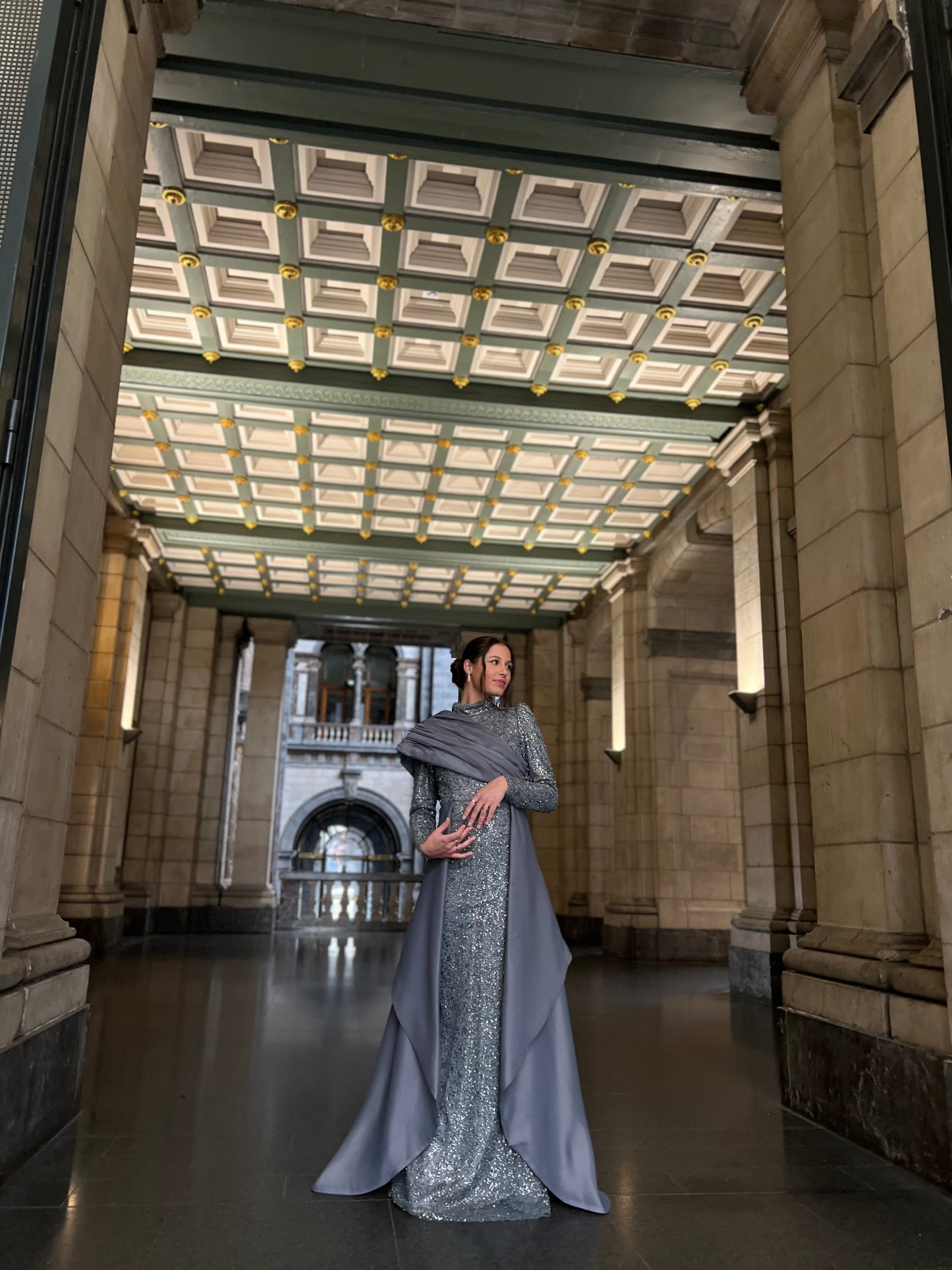 The Ruveysa dress grey