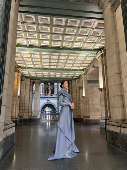 The Ruveysa dress grey