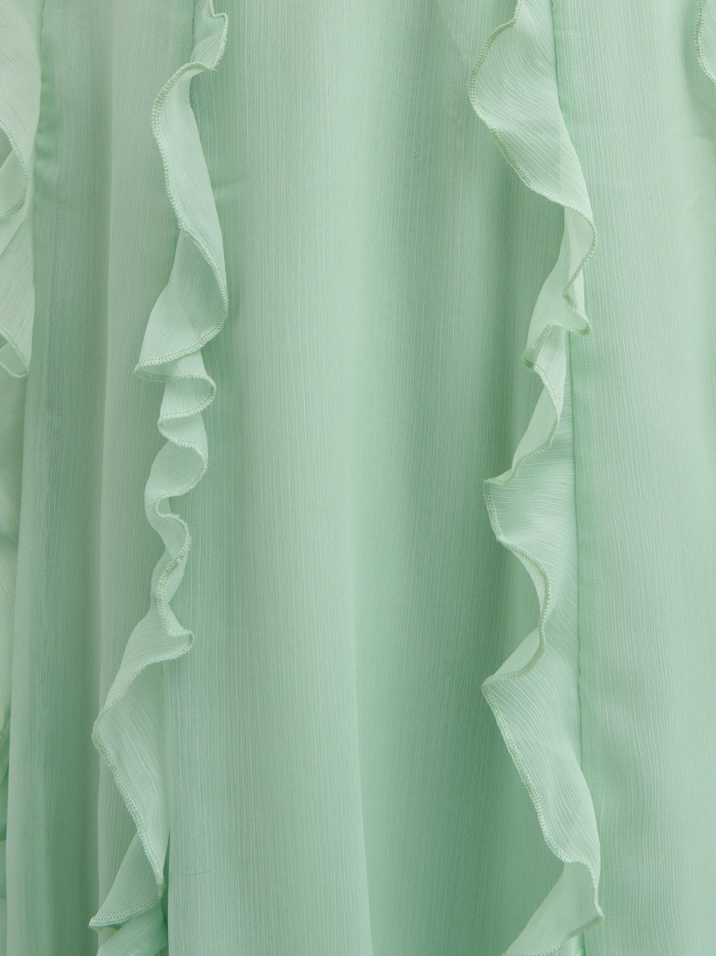 Ingrid Ruffle Maxi Dress - Sage