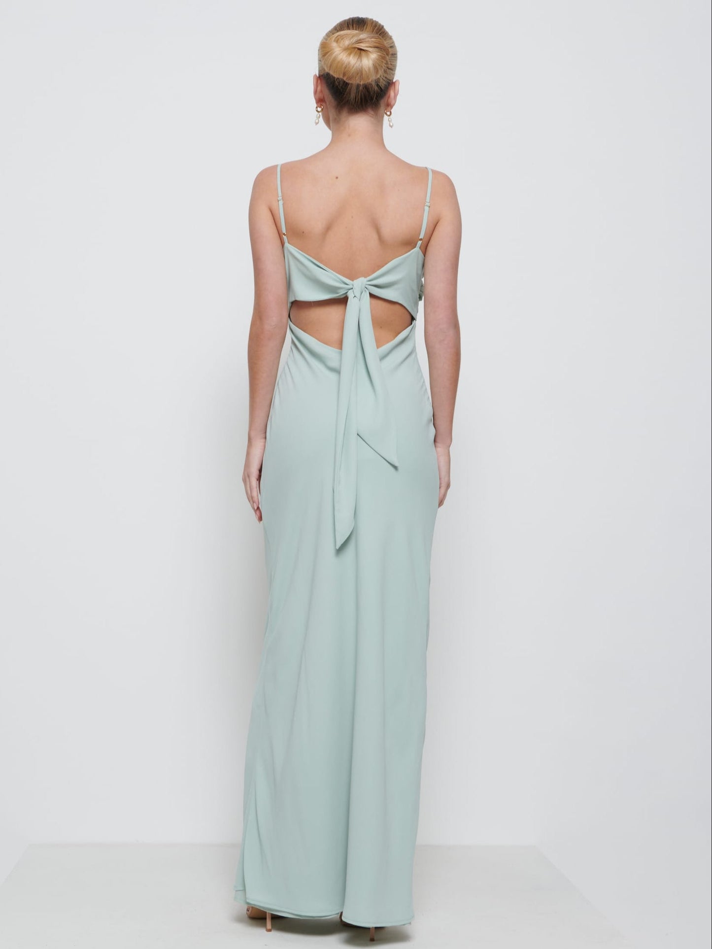 Kehlani Twist Cami Bridesmaid Dress - Sage