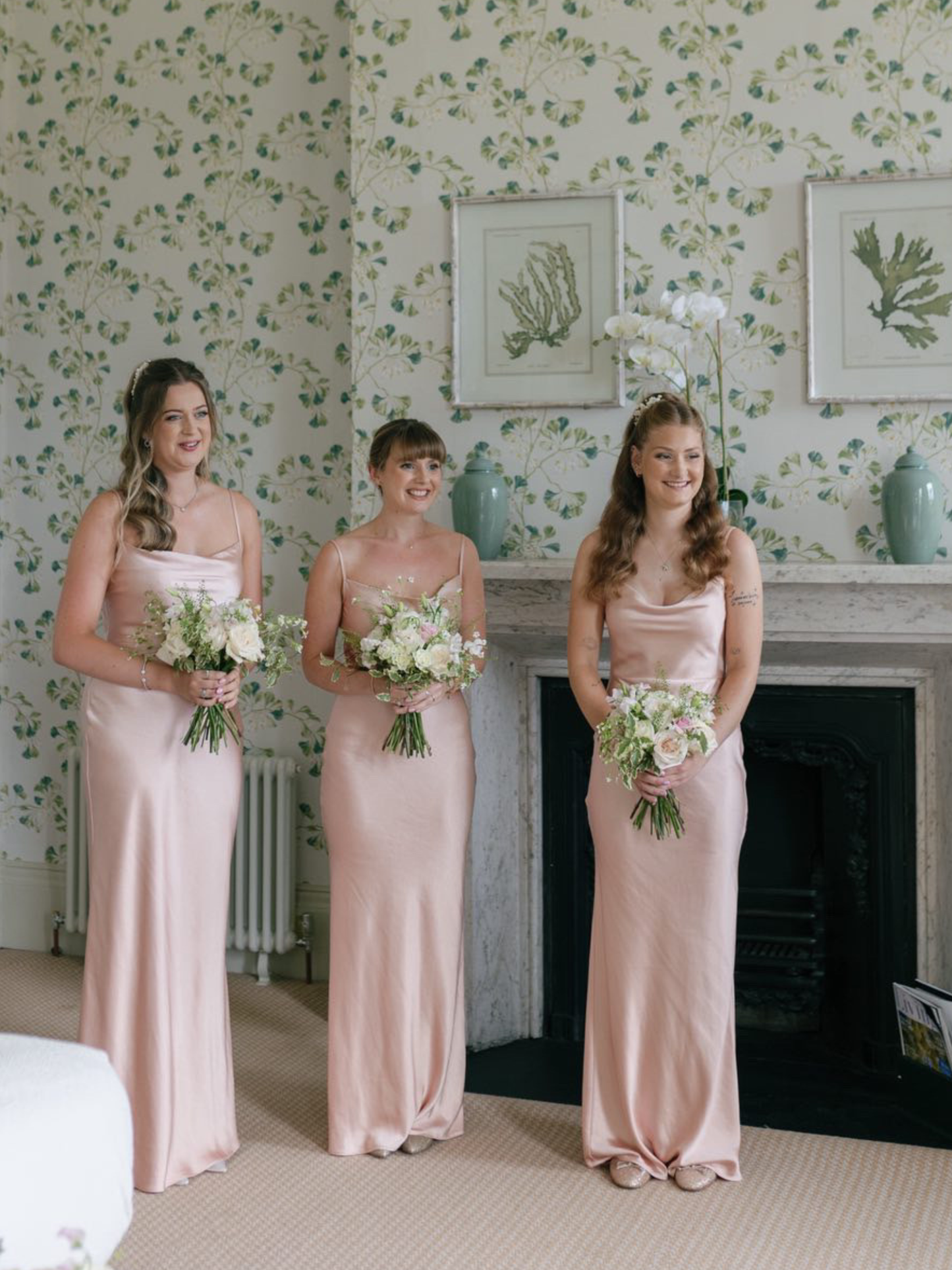 Keisha Maxi Bridesmaid Dress - Matte Blush
