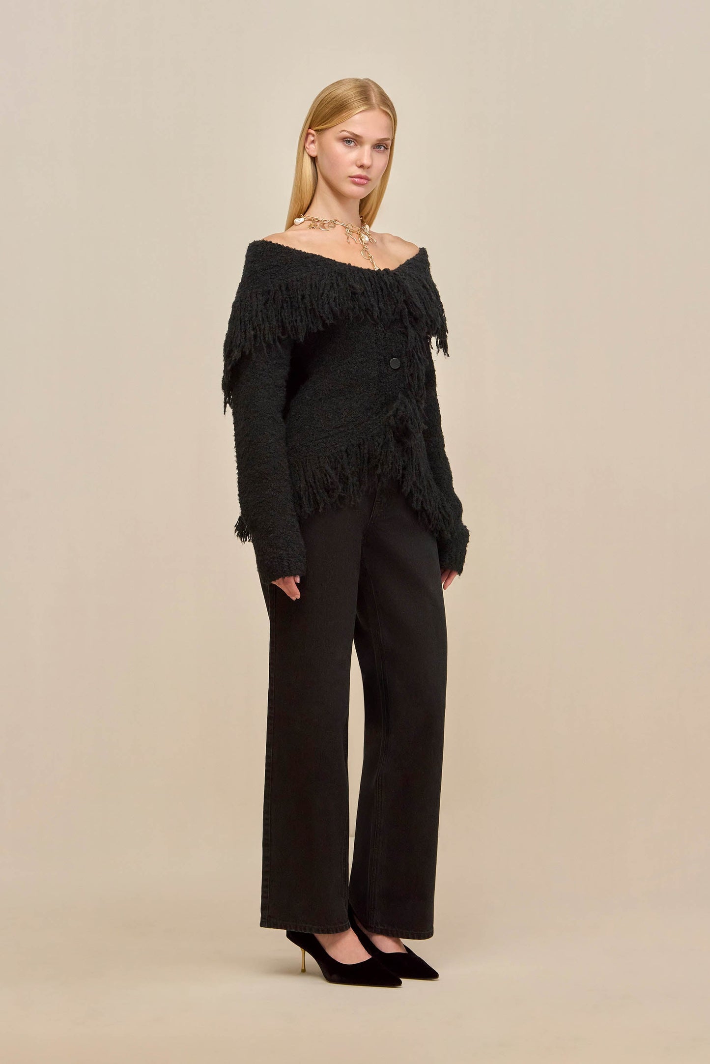 MICHELLE CARDIGAN - BLACK