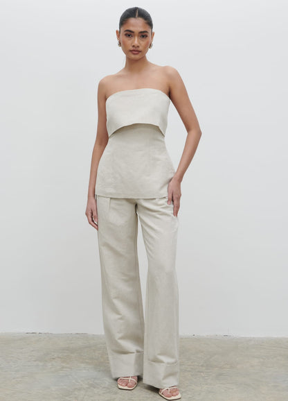 Layton Bandeau Waistcoat - Natural