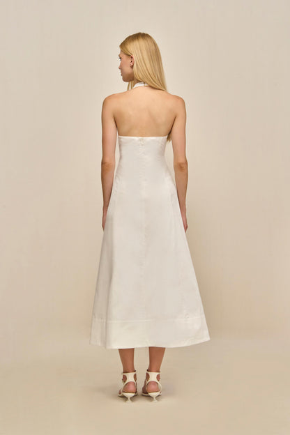 BRAXTON DRESS - OFF WHITE