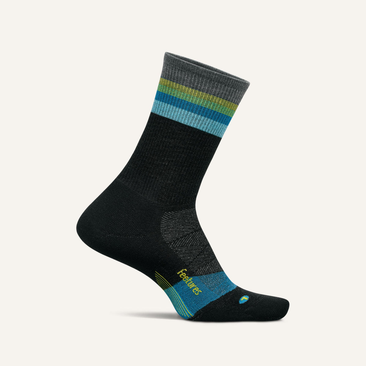 Merino 10 Max Cushion Mini Crew | Luminous Black