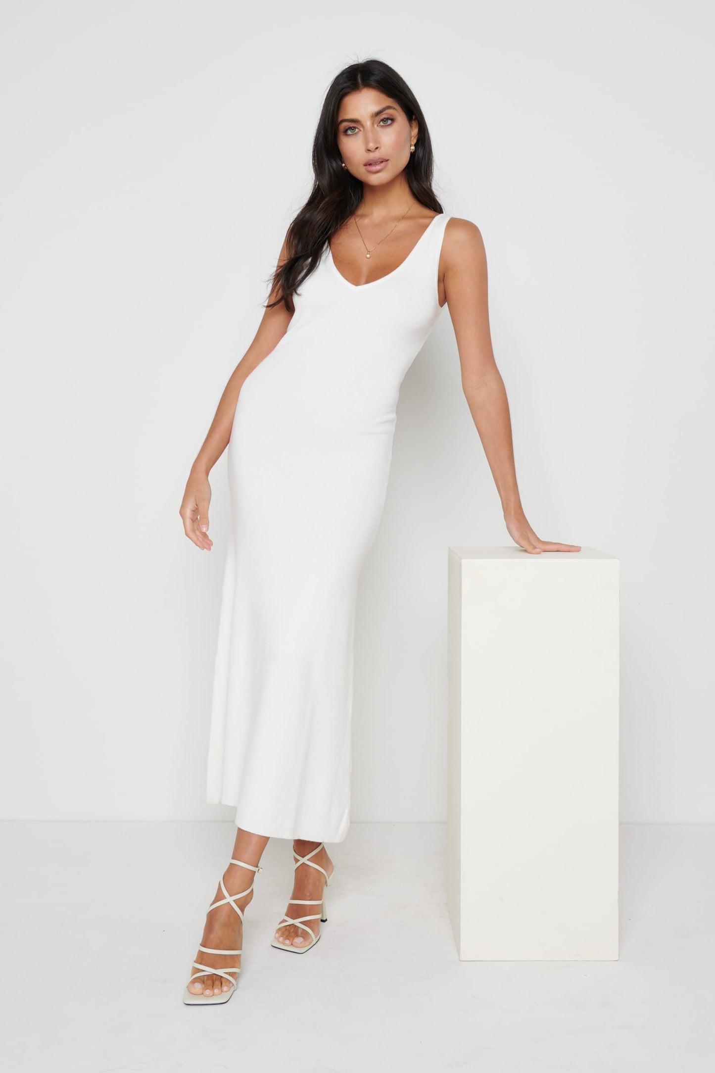 MONA A-LINE KNIT DRESS