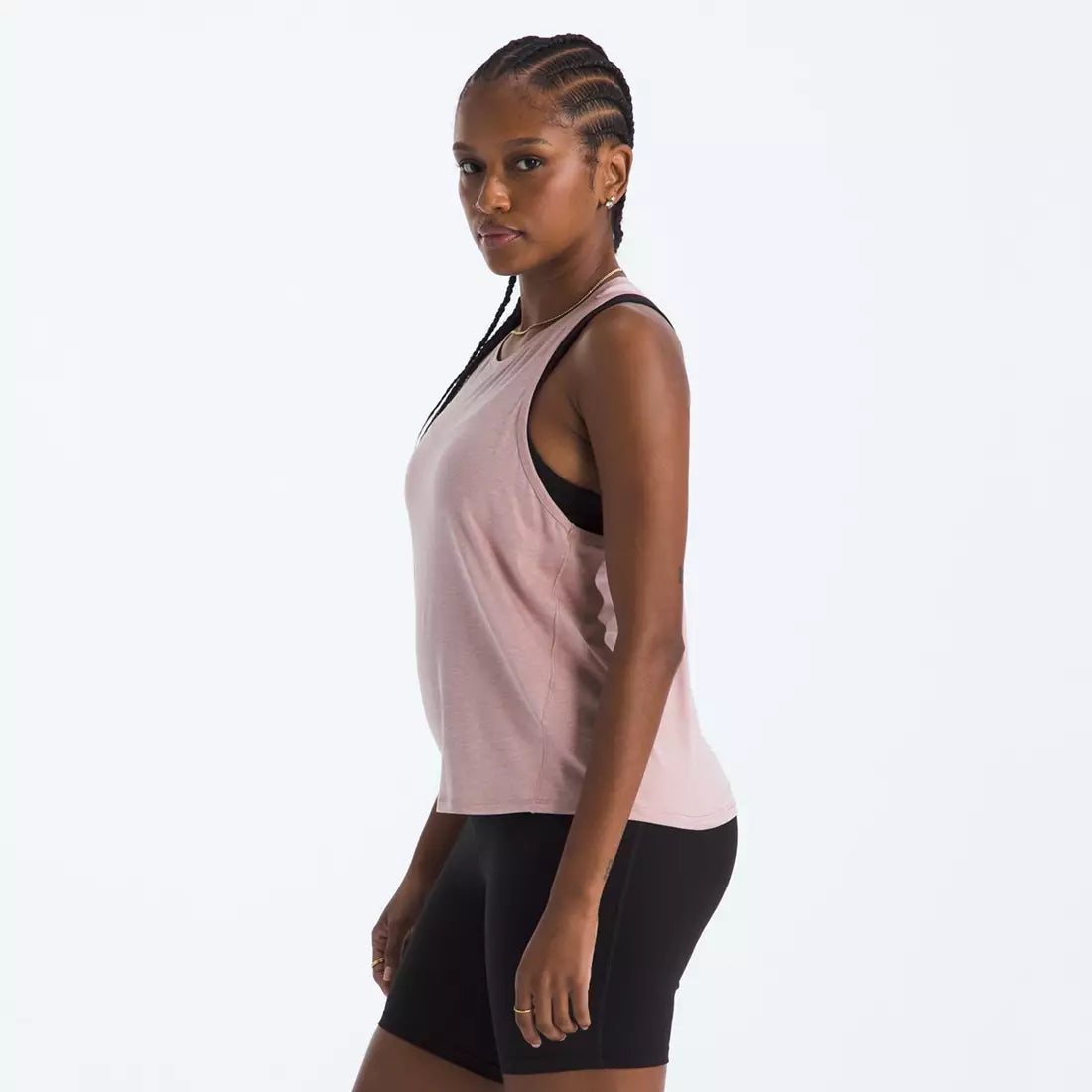 Women's Tri-Blend Tank | Metal Pink White Heather